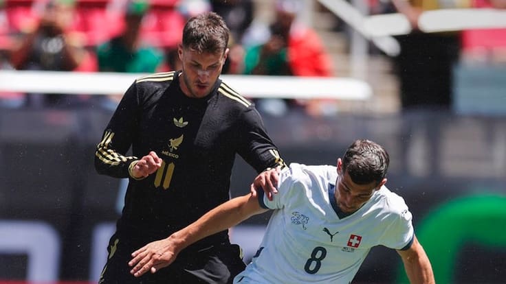 Selección Mexicana sufre descalabro ante Suiza de cara a Copa Oro 2025; ¡Experimento fallido del Vasco Aguirre!